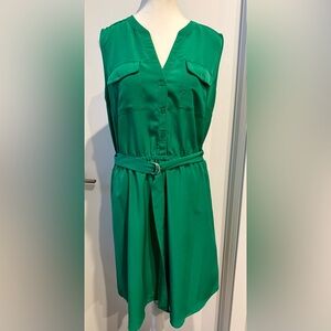 Mossimo Green Sleeveless Dress, L